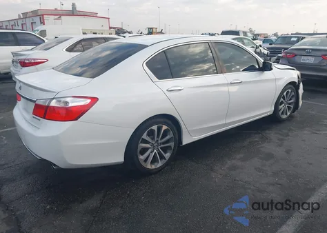 2014 Honda Accord Sport z USA, uszkodzony, nr VIN 1HGCR2F56EA294587
